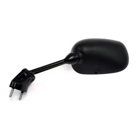 Left HERT Black Oval Mirror 139x79 mm for KAWASAKI