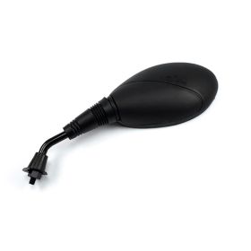 Left Mirror HERT black Oval 148x81mm Right Thread D 8x1.25 for SYM