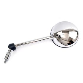 Left Mirror HERT Chrome Right Step D 8x1.25 for PIAGGIO