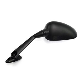 Left HERT Black Oval Mirror 135x82 mm for HONDA