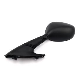 Left HERT Black Oval Mirror 150x105 mm for PIAGGIO