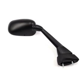 Right HERT Black Oval Mirror 136x84 mm for YAMAHA