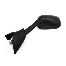 LEFT HERT BLACK OVAL MIRROR 136x84 mm for YAMAHA