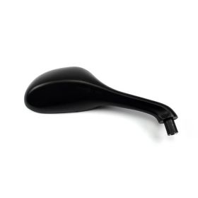 Right HERT Mirror Black Oval 125x80mm for PIAGGIO