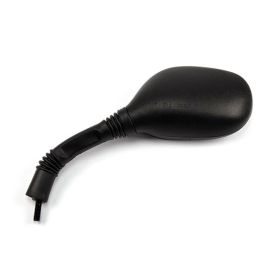 Left Mirror HERT Right Screw Black Oval 130x85mm for KYMCO FILLY 4T TT 50