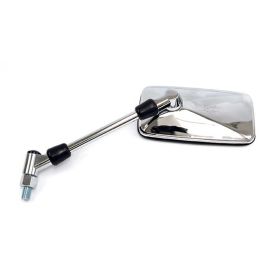 Specchietto Sinistro HERT Cromato Rettangolare 137x74mm per YAMAHA