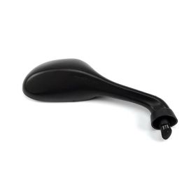 Rechtes HERT schwarzes ovales Spiegel 125x80mm für GILERA