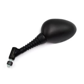 Left Mirror HERT Black Oval 130x83mm Right Thread D 10x1.25 for YAMAHA