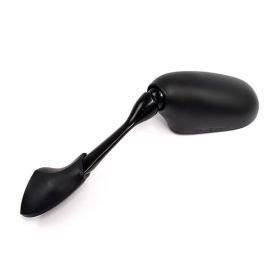 Left HERT Black Oval Mirror 138x83 mm for YAMAHA