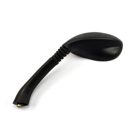 Left HERT Mirror black Oval 140x86mm for APRILIA