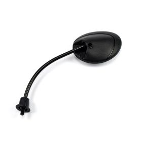 Left Mirror HERT Black Oval 109x83mm Right Thread D 8x1.25 for PIAGGIO