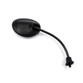 Right HERT Black Oval Mirror 109x83mm Right Thread D 8x1.25 for PIAGGIO