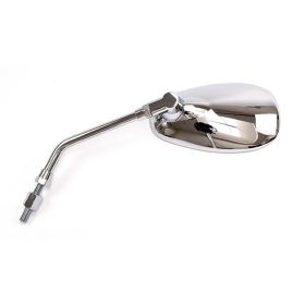 Right/Left HERT Chrome Oval Mirror 138x77mm for KYMCO