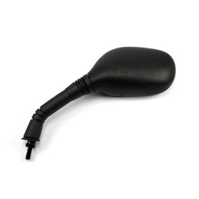 Left HERT Black Oval Mirror 130x86mm Right Thread D 8x1.25 for HONDA