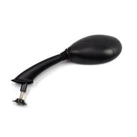 Left Mirror HERT Black Oval 147x82mm Right Thread D 8x1.25 for PIAGGIO