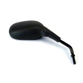 Right HERT black oval mirror 133x84mm Right pitch D.8x1.25 for HONDA