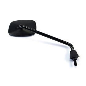 Right HERT Black Rectangular Mirror 127x90mm for PIAGGIO