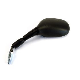 Left Mirror HERT Black Oval 122x85mm D Pitch 10x1.25 for SUZUKI
