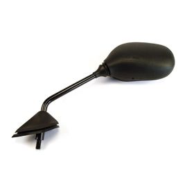 Left HERT oval mirror black M8x1.25