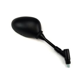 Right Mirror HERT Black Oval D Pitch 10x1.25 for YAMAHA