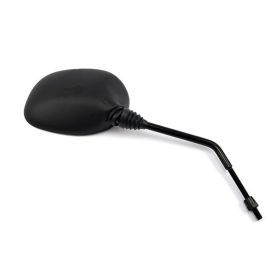 Right HERT black mirror Oval 140x100mm Right thread D 8x1.25 for PEUGEOT