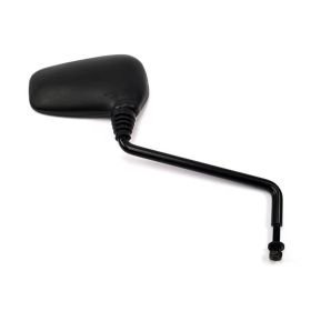 Right HERT black mirror Oval 83x143mm D Step 8 long arm for PIAGGIO