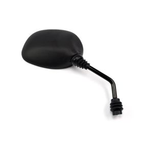 Specchietto destro HERT nero Ovale 140x100mm Passo destra D. 8x1.25 per PIAGGIO