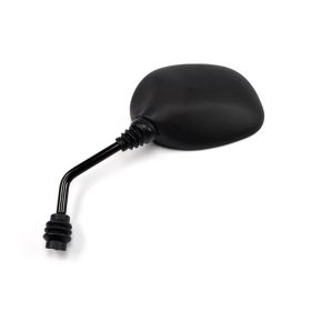 Specchietto Sinistro HERT nero Ovale 140x100mm Passo destra D. 8x1.25 per PIAGGIO