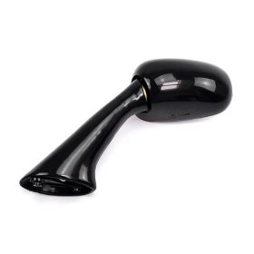Left HERT Black Oval Mirror 140x80 mm for HONDA