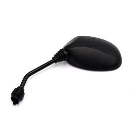 Left HERT Black Oval Mirror 140x100mm Right Thread D 8x1.25 for HONDA