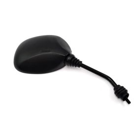 Right HERT black Oval Mirror 140x100mm D Step 8 for ITALJET