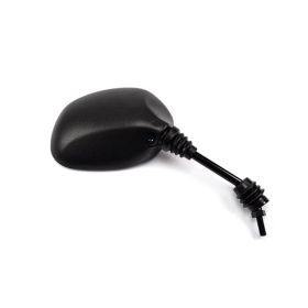 Right mirror HERT right screw black Oval 140x100mm for HONDA SJ BALI 100