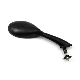 Specchietto destro HERT nero Ovale 147x82mm Passo destra D. 8x1.25 per PIAGGIO