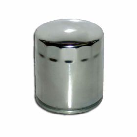 HIFLOFILTRO HF174C Chrome Oil Filter for Harley Davidson