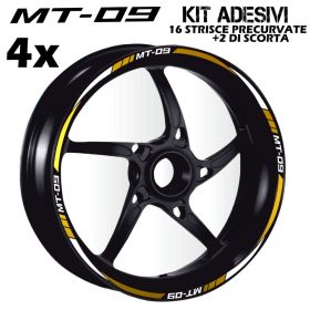 IRIDEA DESIGN -BIC-YAM-MT9-WH-GO MOTORCYCLE RIM STICKERS