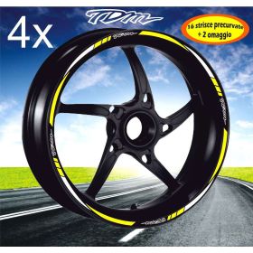 SET PROFILI CERCHIO ADESIVI BIANCO GIALLO