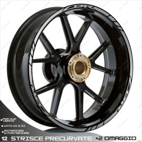 RIM WHEEL STICKERS DECALS SPORT SILVER FOR HONDA CBR R 300