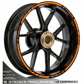 ENSEMBLE ADHESIFS ROUE SPORT ORANGE POUR NINJA ZX R 600 1000 250 300