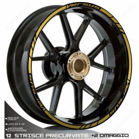 PROFILI ADESIVI SPORT RUOTA ORO PER