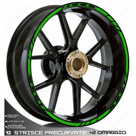 PROFILI ADESIVI SPORT RUOTA VERDE PER