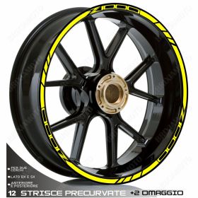 PROFILI ADESIVI SPORT RUOTA GIALLO PER