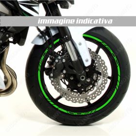 RIM WHEEL STICKERS DECALS SPORT LINE BLACK FOR KAWASAKI Z ADS 800