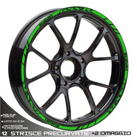 PROFILI ADESIVI SPORT RUOTA VERDE PER