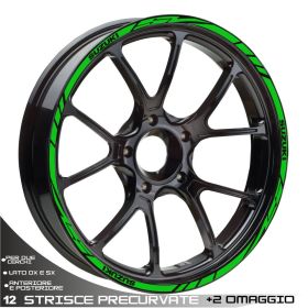 ENSEMBLE ADHESIFS ROUE SPORT VERT SUZUKI SV 650