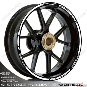 ENSEMBLE ADHESIFS ROUE SPORT BLANC POUR YAMAHA FZ1-N/NA 1000