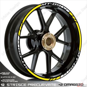 ENSEMBLE ADHESIFS ROUE SPORT BLANC POUR 850 MT-09
