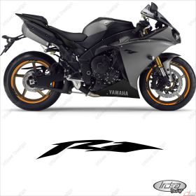 SET ADESIVI RUOTA SPORT NERO ARANCIO PER