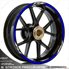 RIM WHEEL STICKERS DECALS SPORT LINE WHITE FOR YAMAHA YZF R1 1000