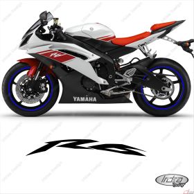 RIM WHEEL STICKERS DECALS SPORT LINE BLUE FOR YAMAHA YZF R6 600