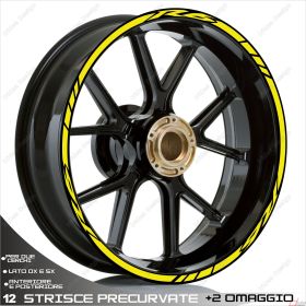 MOTORRAD FELGENAUFKLEBER IRIDEA DESIGN -WHE-YAM-R6-SPO-YE